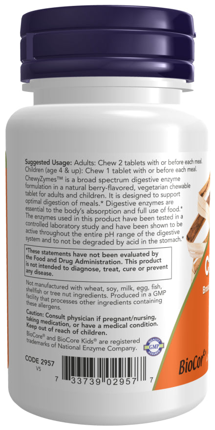 Now ChewyZymes 90ch-[HealthWay]