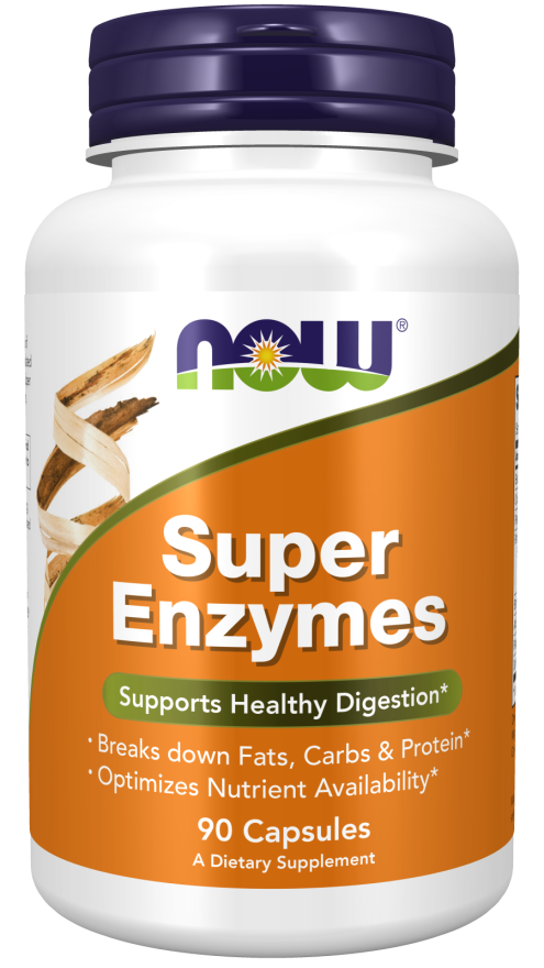 Now Super Enzymes 90cp-[HealthWay]