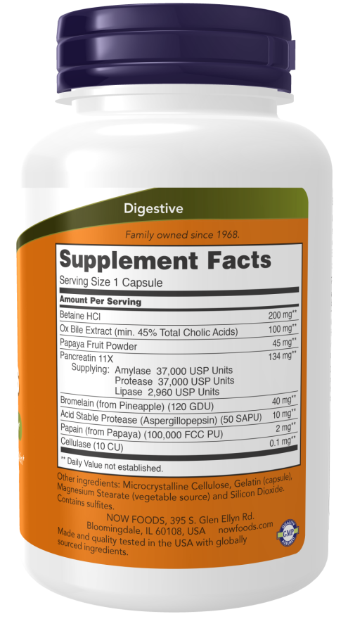 Now Super Enzymes 180cp-[HealthWay]