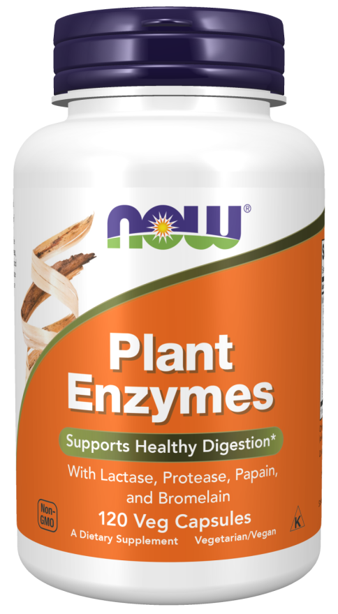 Now Plant Enzymes 120cp-[HealthWay]