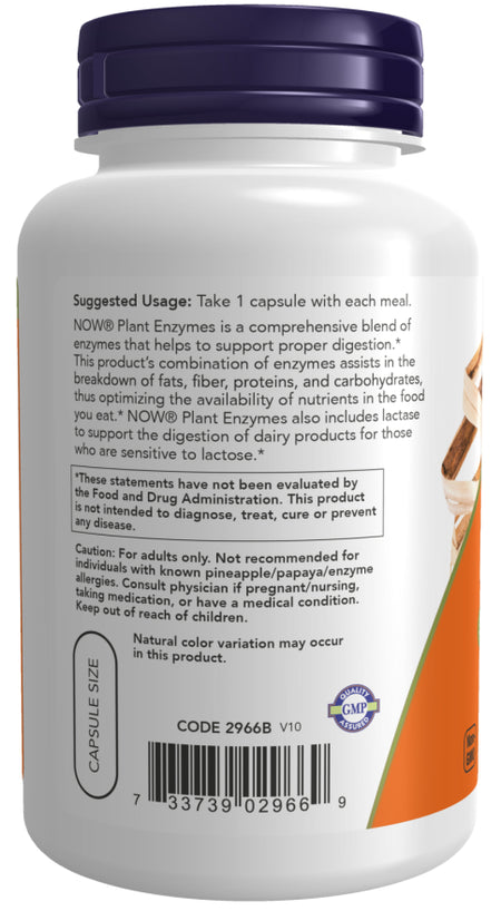 Now Plant Enzymes 240cp-[HealthWay]