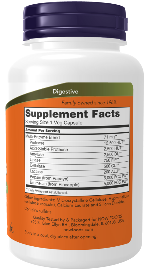 Now Plant Enzymes 120cp-[HealthWay]