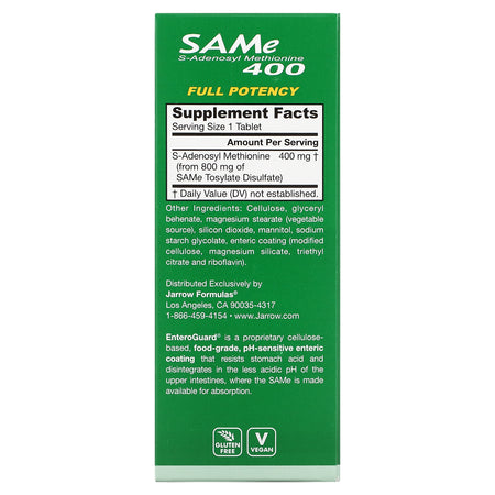 Jarrow SamE 400mg 60t-[HealthWay]