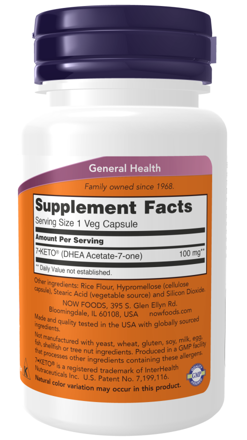 Now 7-Keto 100mg 120cp-[HealthWay]