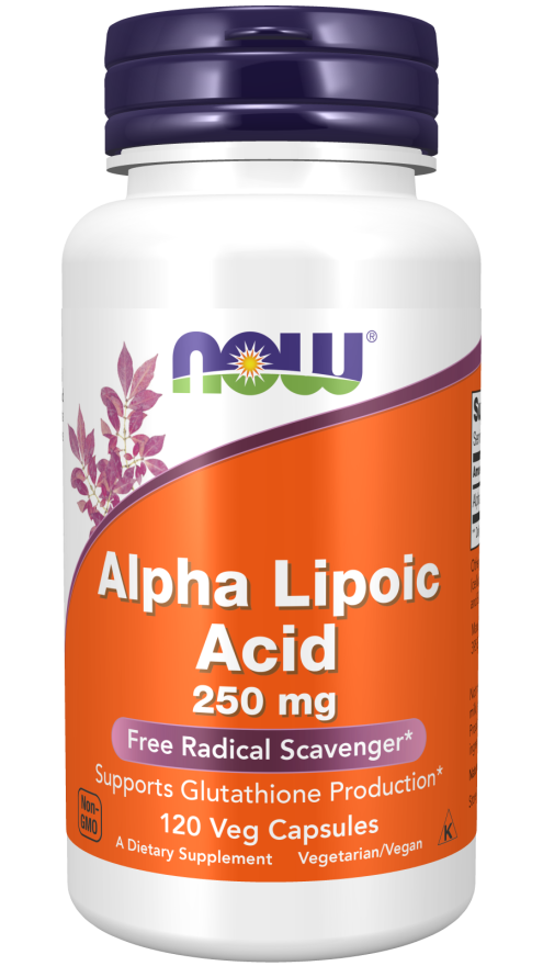 Now Alpha Lipoic 250mg 120vc-[HealthWay]