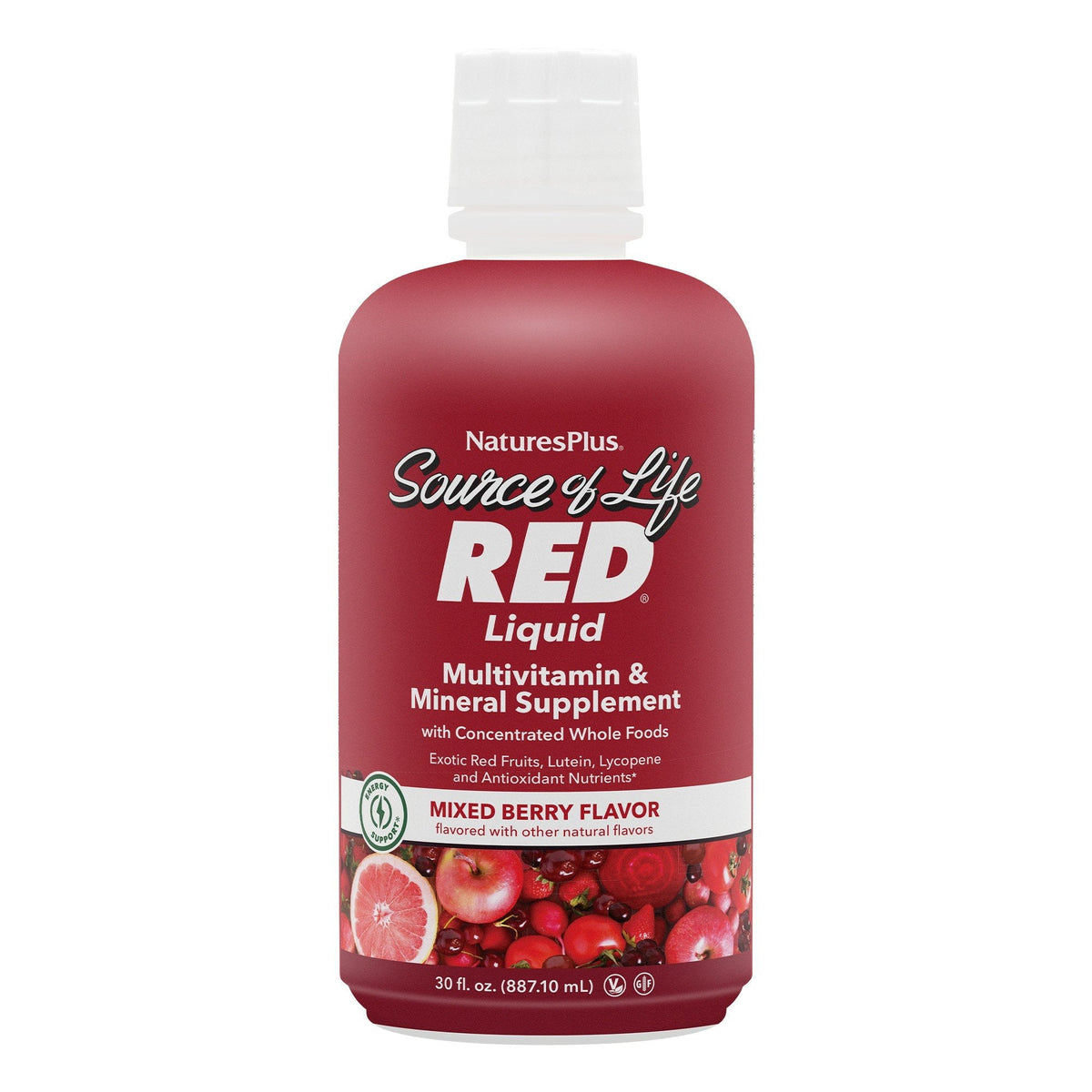 Natures Plus Source of Life Red 30oz-[HealthWay]