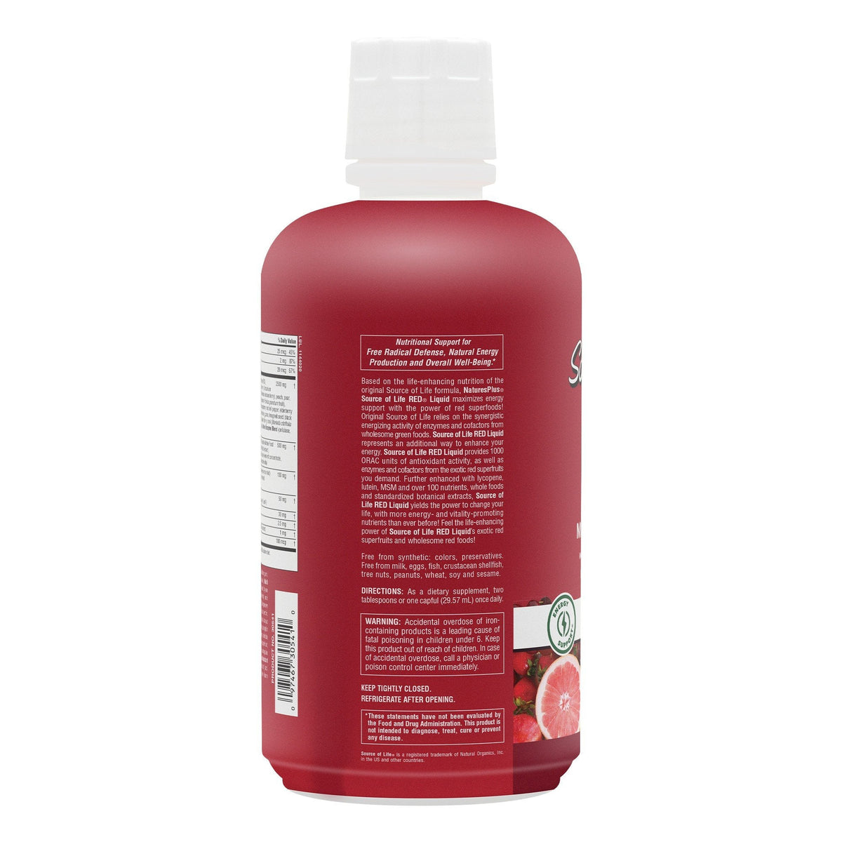 Natures Plus Source of Life Red 30oz-[HealthWay]