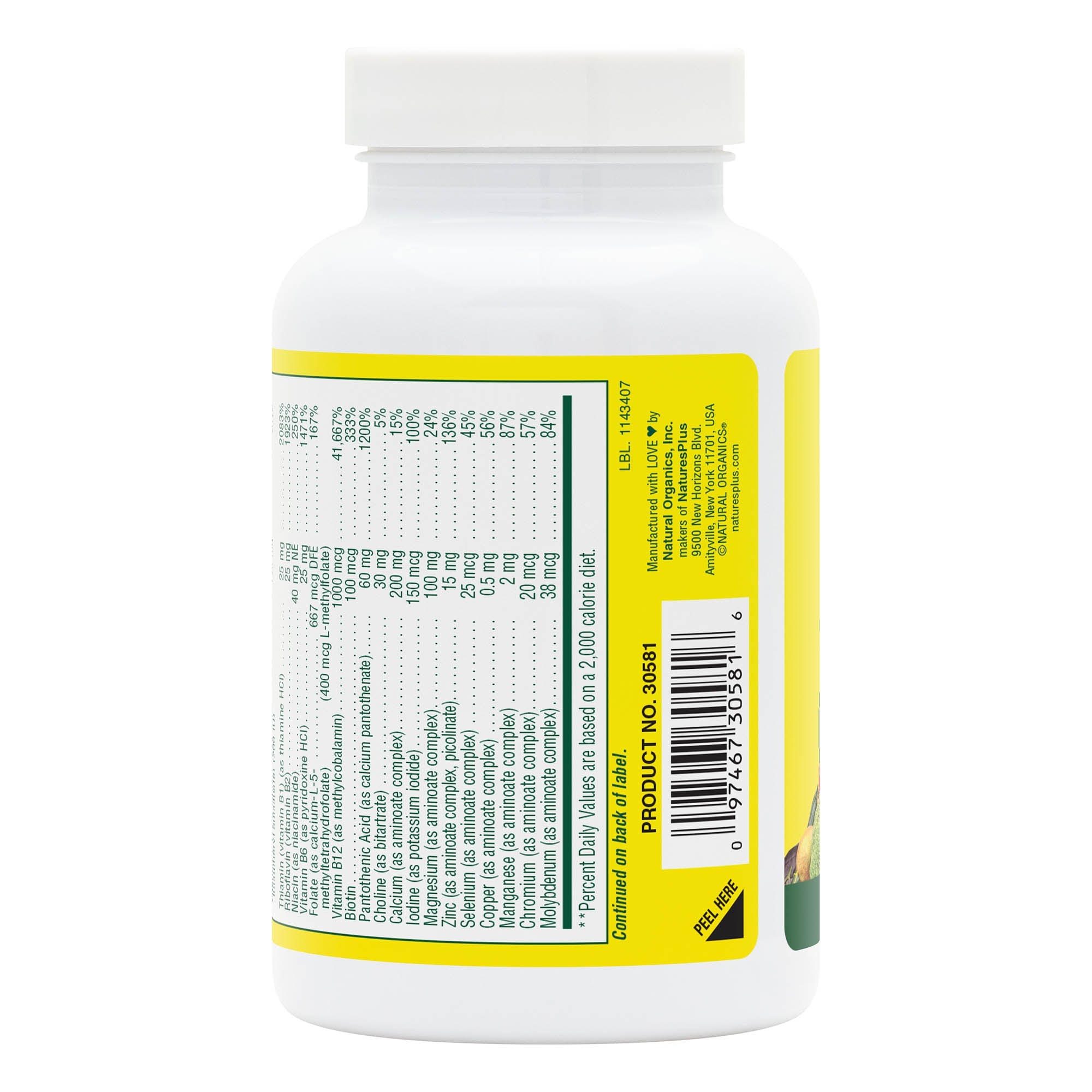 Natures Plus Source of Life Iron Free 90tb-[HealthWay]