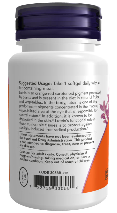 Now Lutein 10 mg 60sg-[HealthWay]