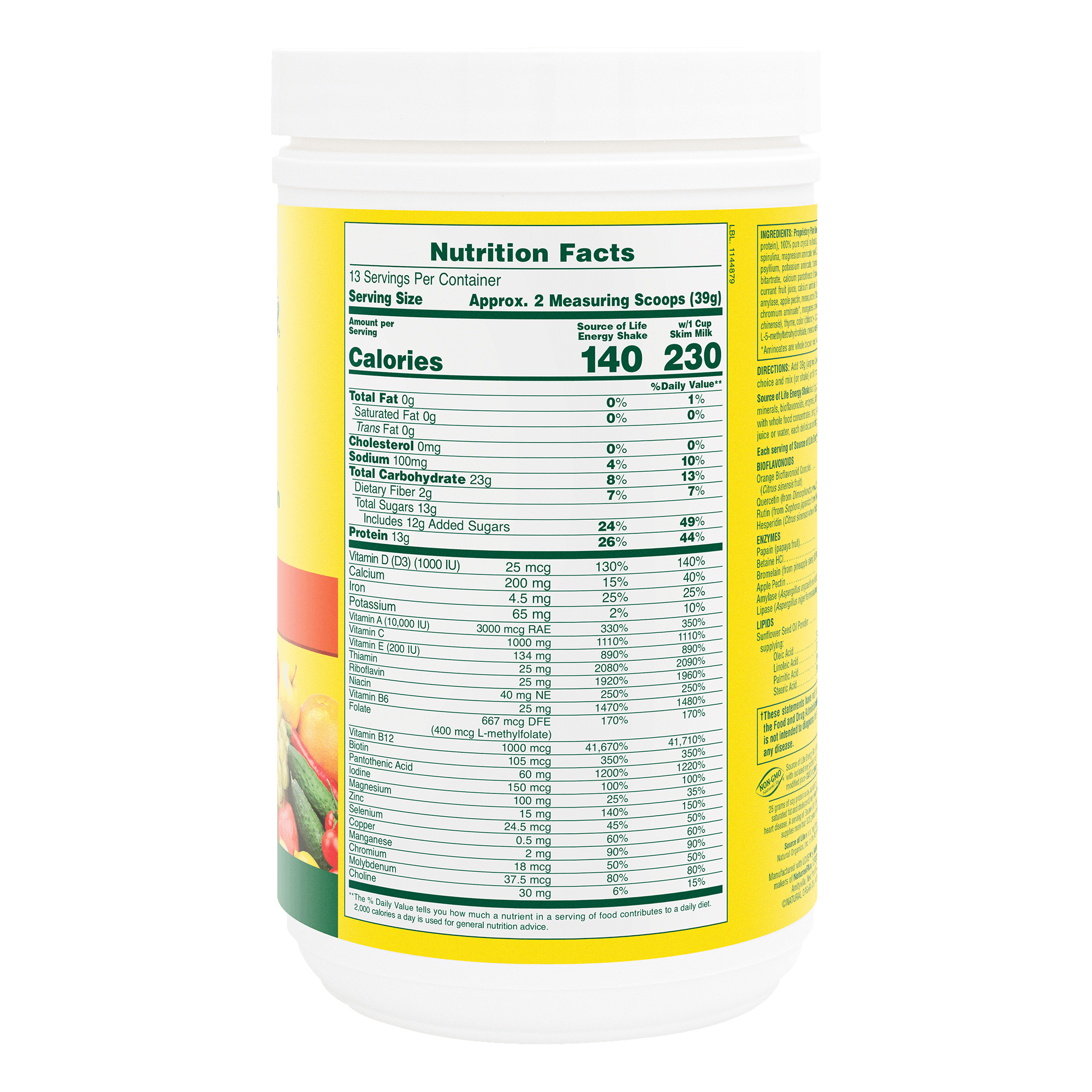 Natures Plus Source of Life Energy Shake 1oz