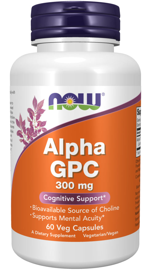 Now Alpha GPC 300mg 60vc-[HealthWay]