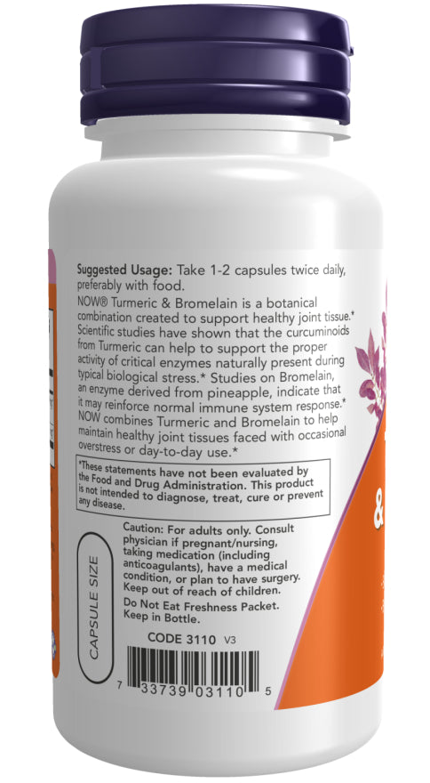 Now Turmeric&Bromelain90vc-[HealthWay]