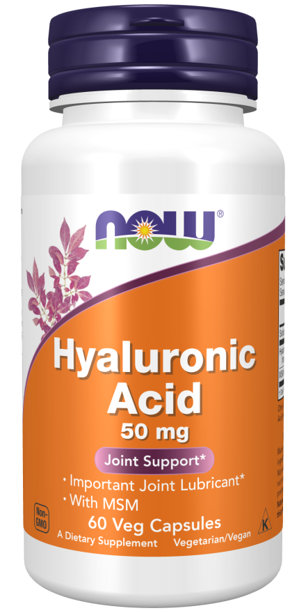 Now Hyaluronic Acid/MSM 60vc-[HealthWay]