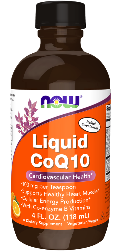 Now CoQ10+ 100mg Liq 4oz-[HealthWay]