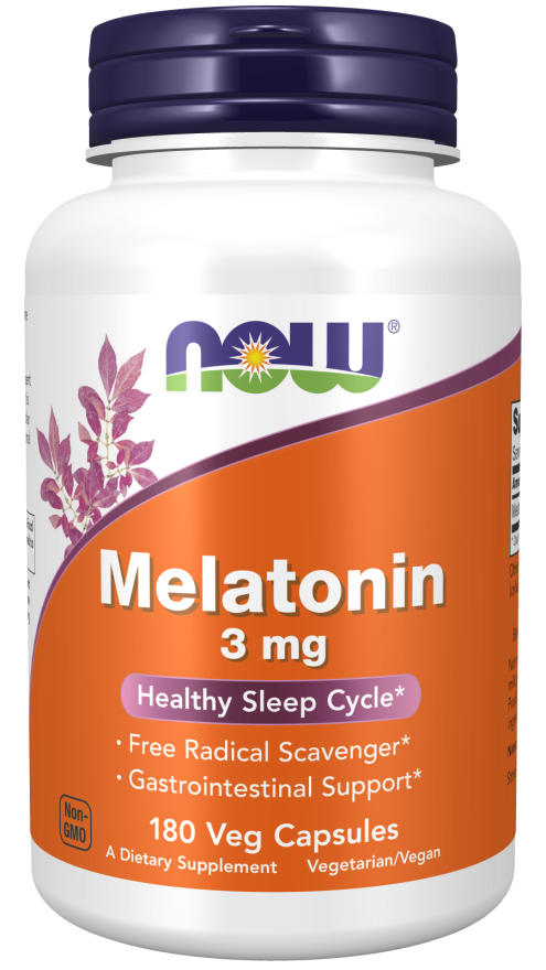 Now Melatonin 3mg 180c-[HealthWay]