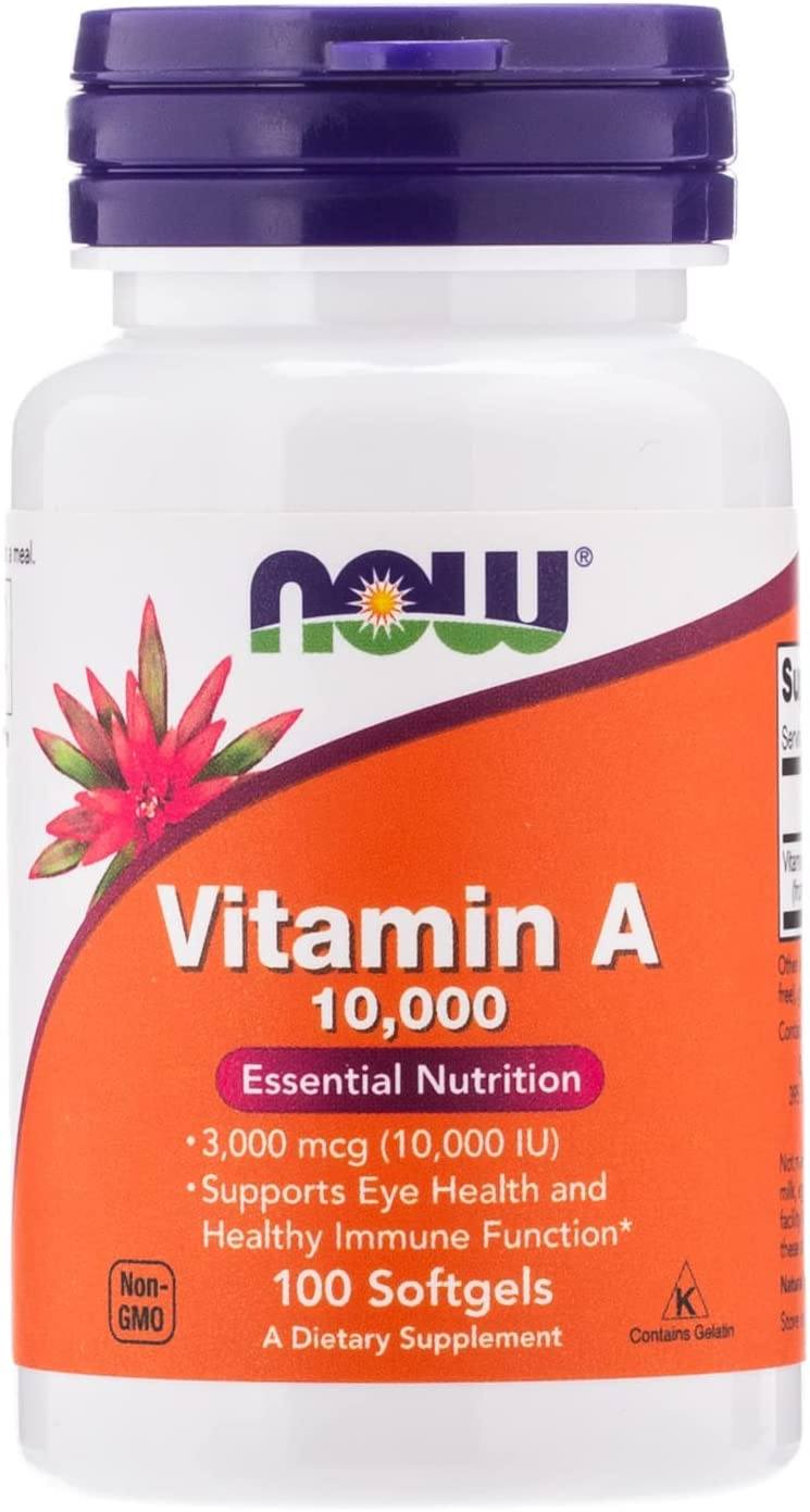 Now Vit A 10000iu 100sg
