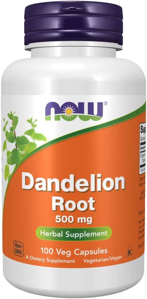 Now Dandelion Root 500mg 100c
