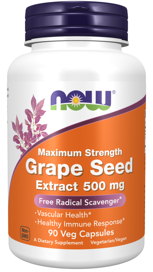 Now Grape Seed 500mg 90cp-[HealthWay]