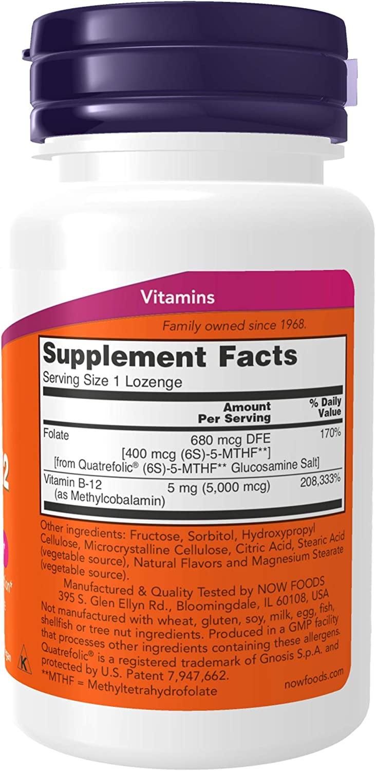 Now Methyl B12 5000mcg 120lz