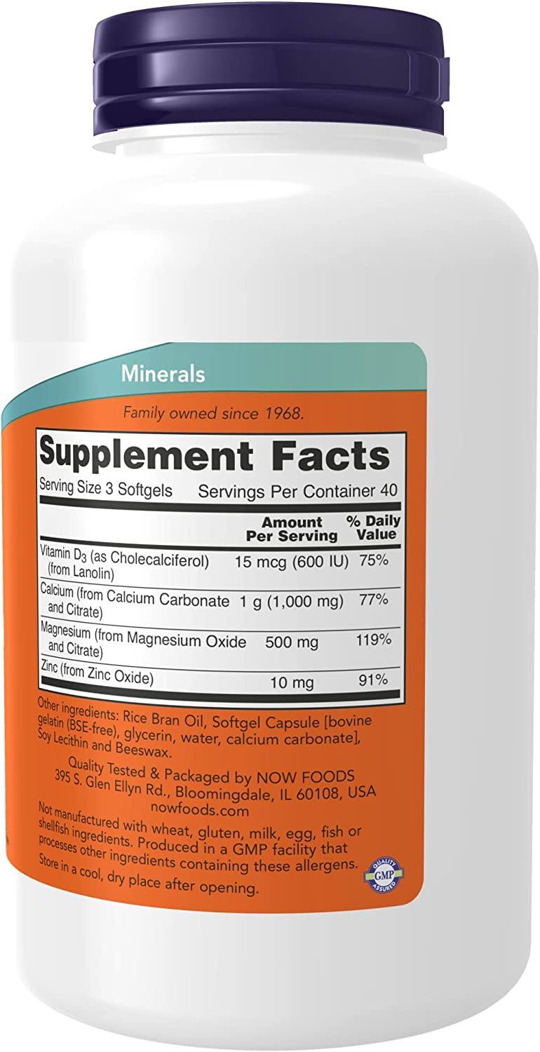 Now Calcium & Magnesium 120sg