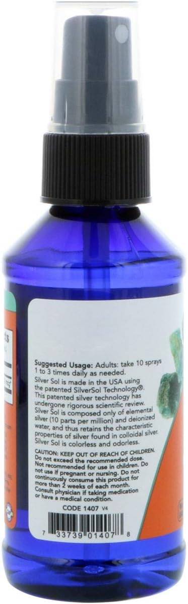 Now Silver Sol 10ppm Spray 4oz
