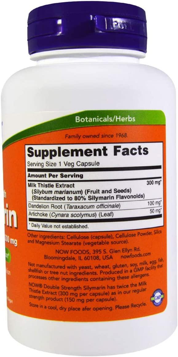 Now MilkThistle 2X 300mg 100cp