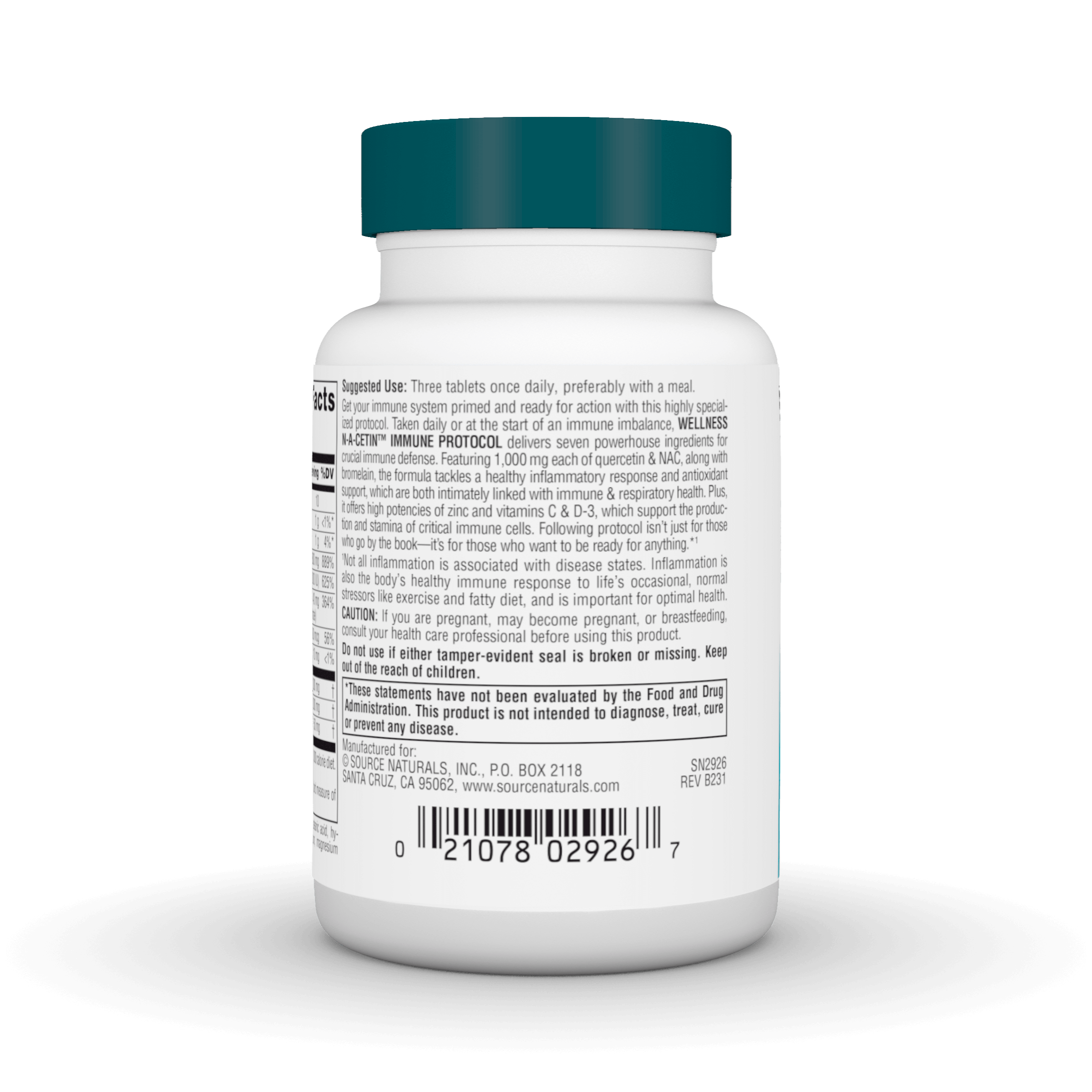 Source Naturals NACetin 30tb