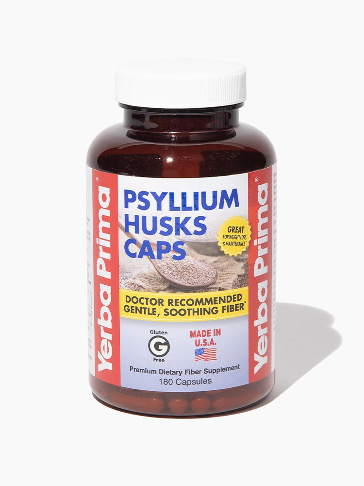 Yerba Prima Psyllium Husks 180cp