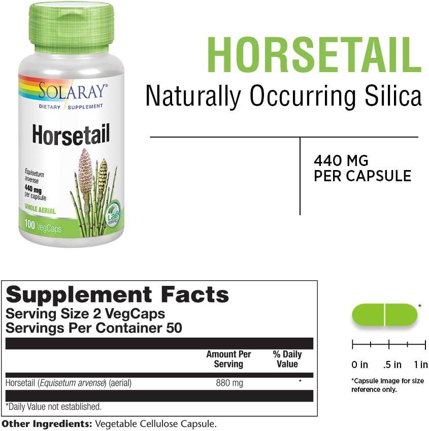 Solaray Horsetail 440mg 100cp