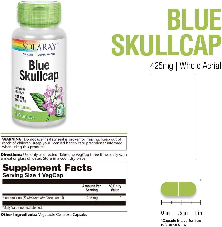 Solaray Skullcap 425mg 100cp