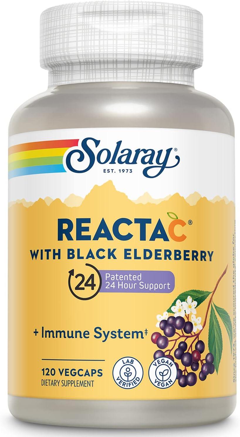 Solaray ReactaC +Elderbry 120c