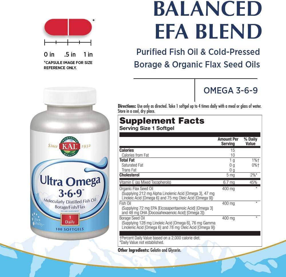 Kal Ultra Omega 3-6-9 100sg