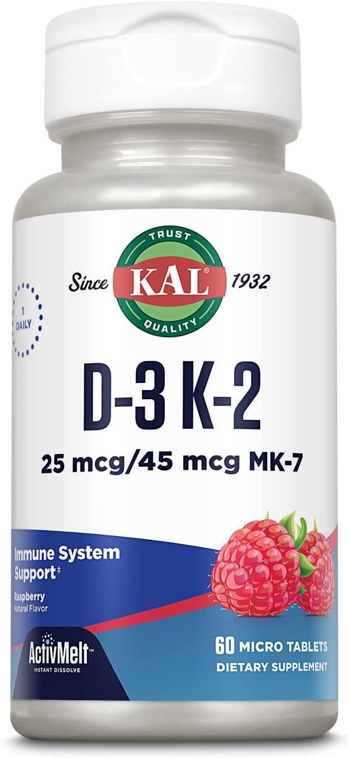 Kal D-3 K-2 1000iu 45mcg 60lz