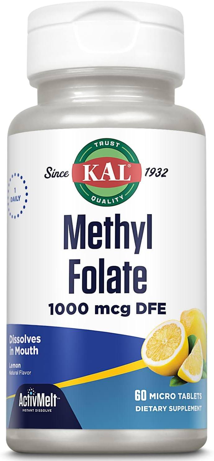 Kal Methyl Folate 1000mcg 60lz