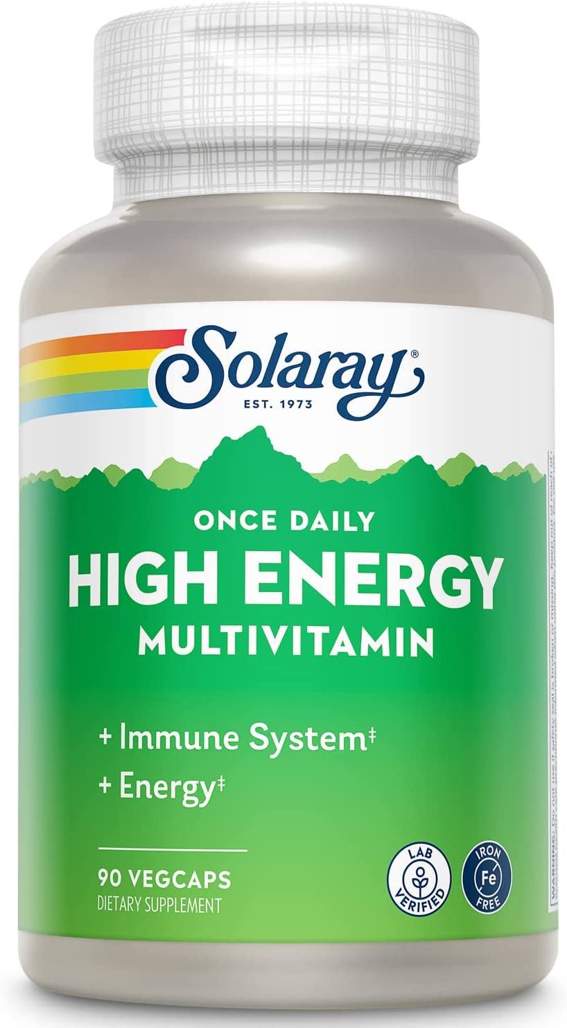 Solaray Once Daily Iron Free 90cp