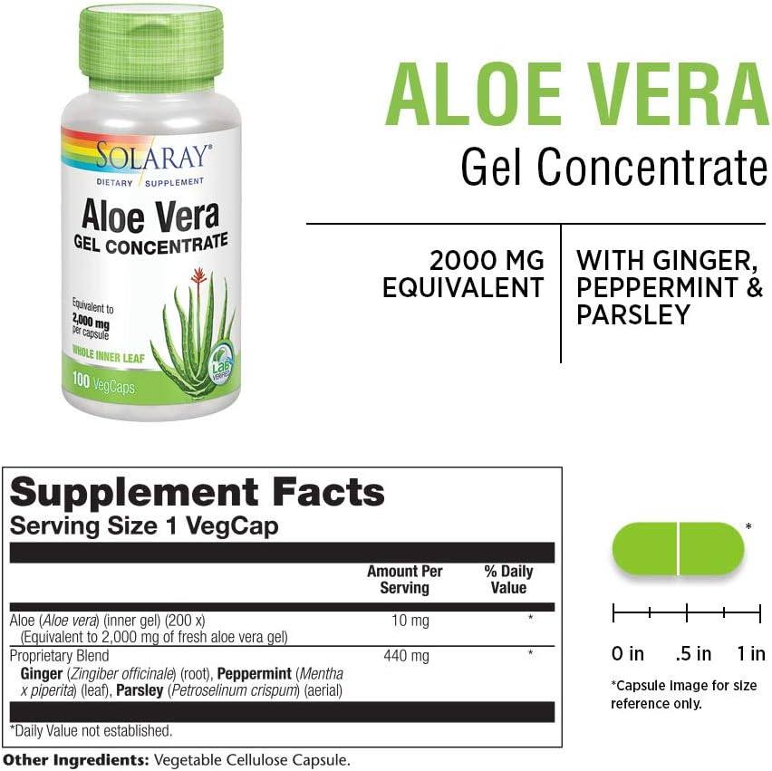 Solaray Super Aloe Vera 100cp