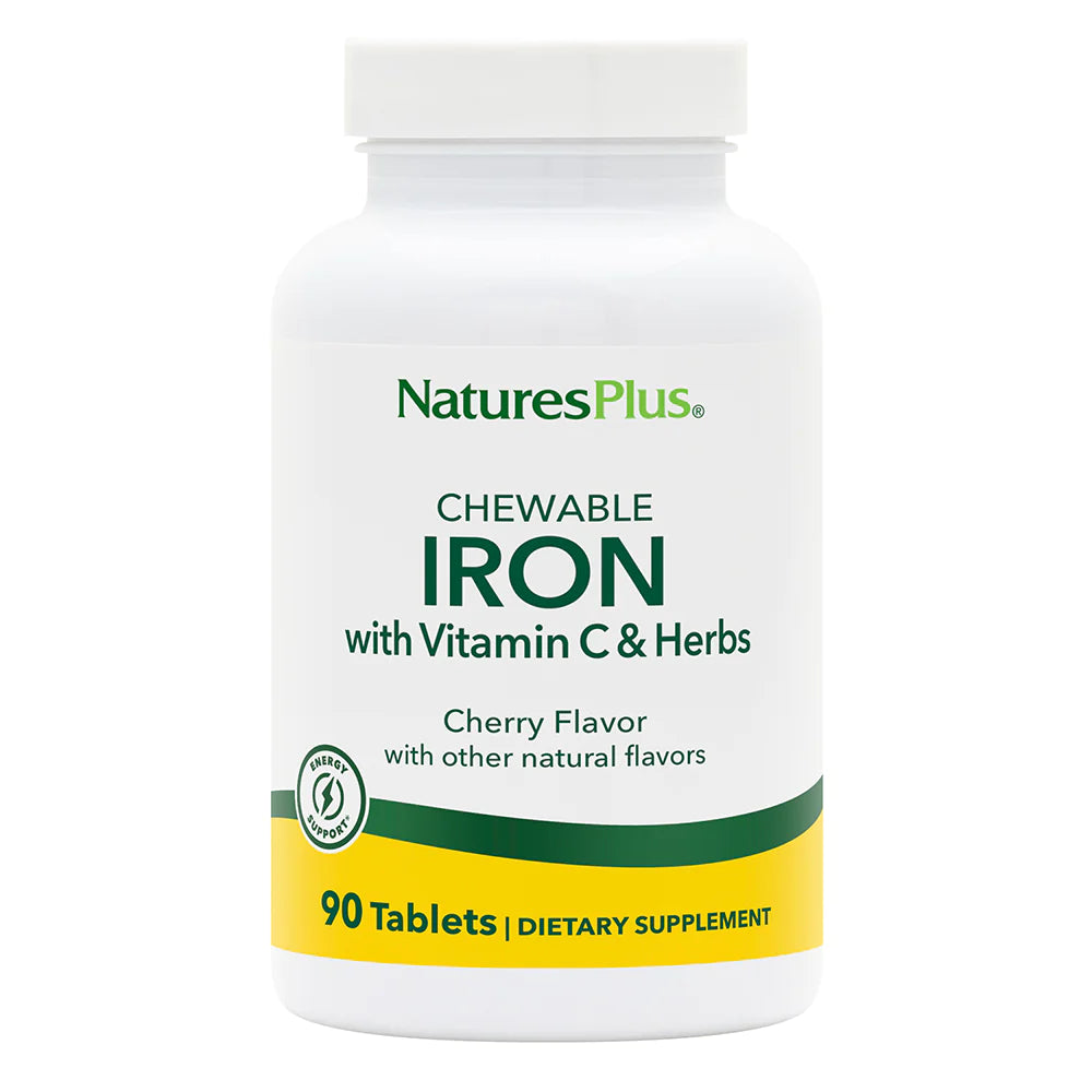 Natures Plus Iron w/C 90ch-[HealthWay]