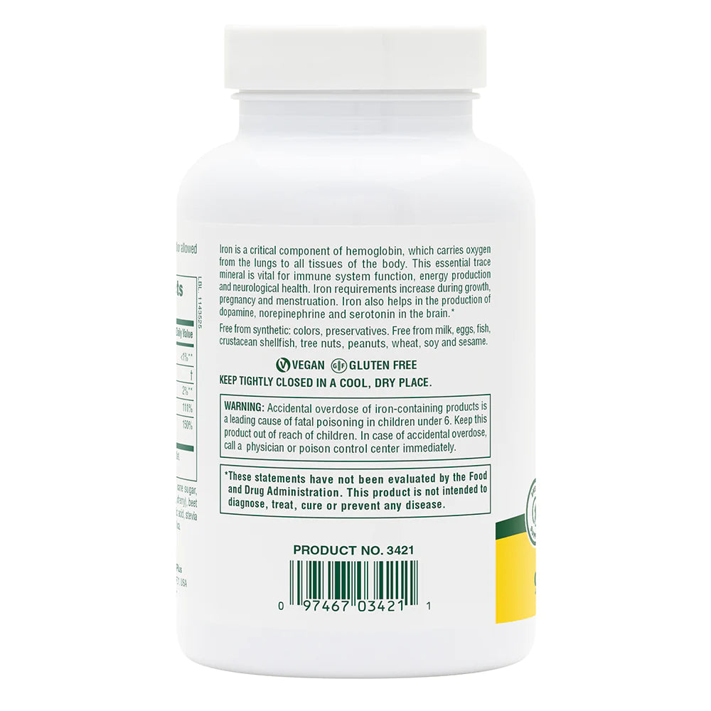 Natures Plus Iron w/C 90ch-[HealthWay]