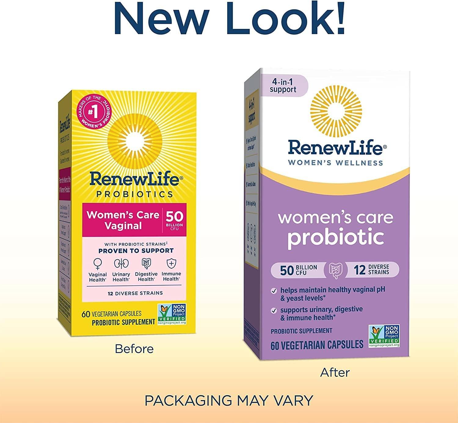 Renew Life UF Womens Vaginal 50B 60vc