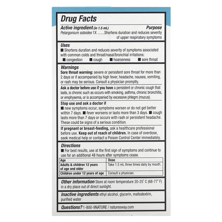 Natures Way Umcka ColdCare Org 1oz-[HealthWay]