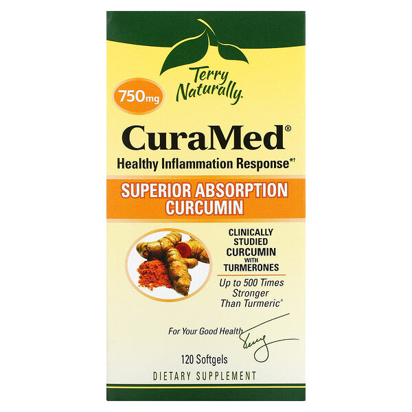 Terry Naturally CuraMed 750mg 120sg-[HealthWay]