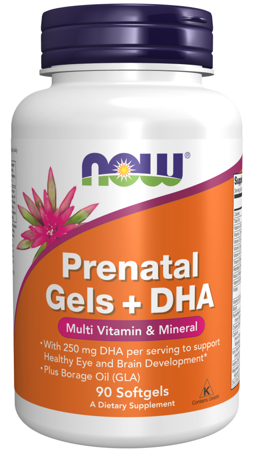 Now Prenatal Gels + DHA 90sg-[HealthWay]