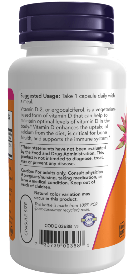 Now Vit D Dry 1000IU 120vc
