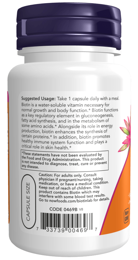 Now Biotin 1000mcg 100cp