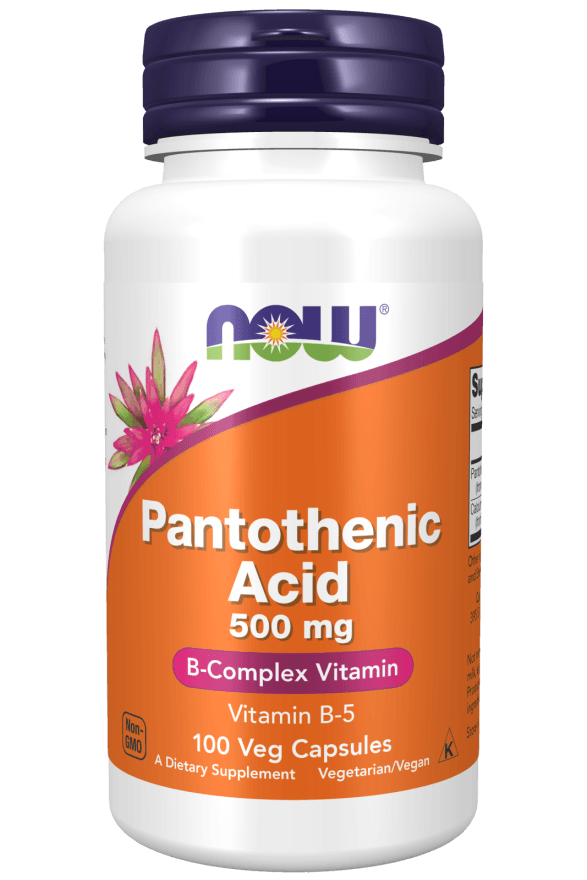 Now Pantothenic Acid 500mg 100cp