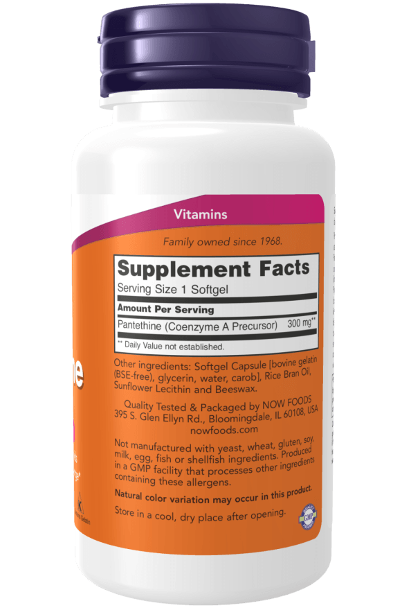 Now Pantethine 300mg 60sg