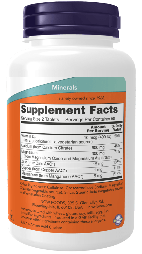 Now Calcium Citrate Plus 100tb