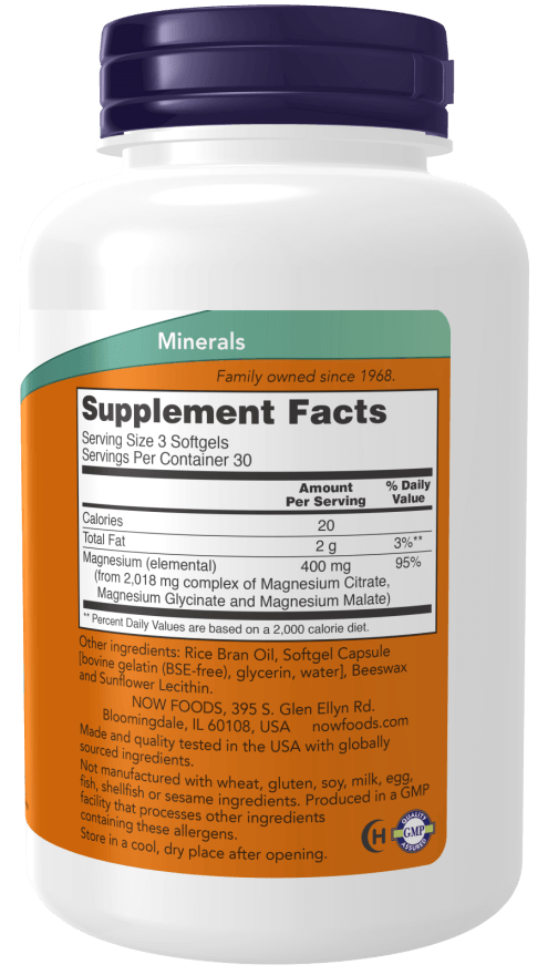 Now Mag Citrate 90sg