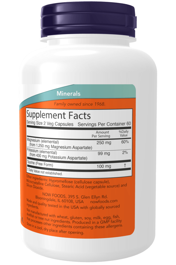 Now Mag Pot Aspartate 120cp
