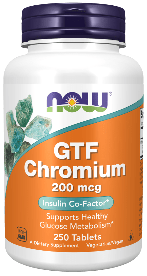 Now GTF Chromium 200mcg 250t